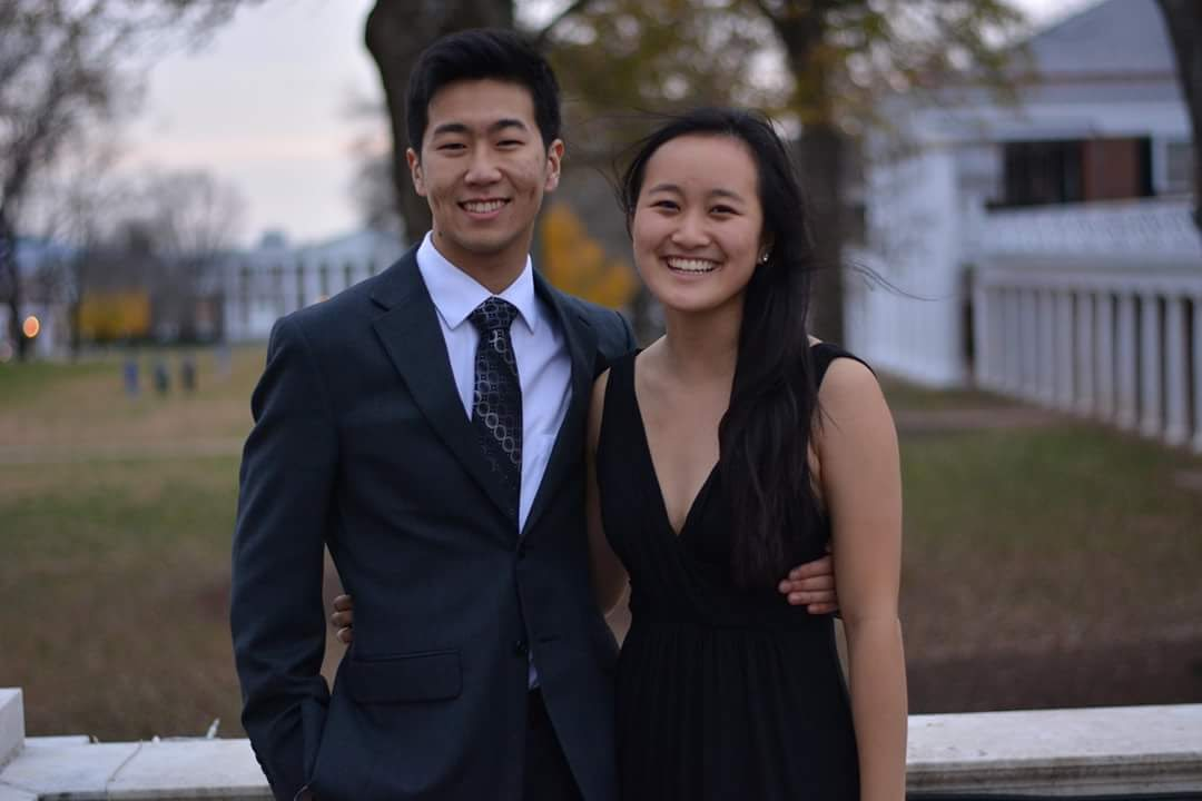 Christina and Erik at UVA, 2017